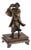 Antique Japanese Gilt Bronze Kawaraban Figurine from Miyao Eisuke Company, 19th Century For Sale