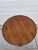 1950s Pine Shop Original Round Pedestal Side Table 18" Diameter For Sale - Image 5 of 12