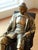 American Antique Pair of John Harvard Bronzed Bookends After Daniel Chester French For Sale - Image 3 of 12