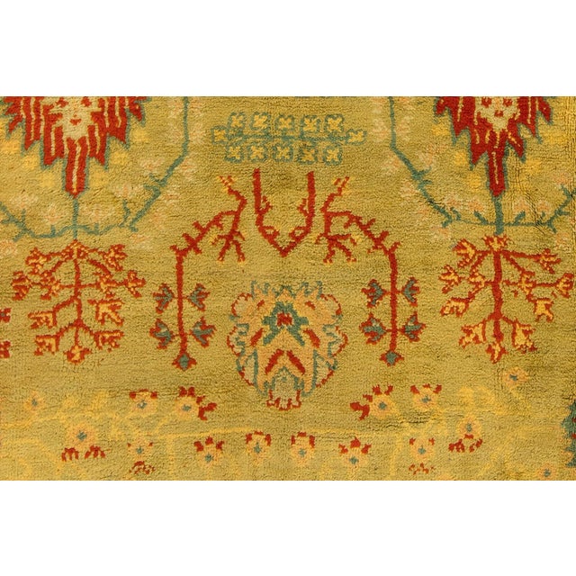 Zabihi Collection Oversize Antique Turkish Oushak Rug - 10' x 19'2" For Sale - Image 10 of 12