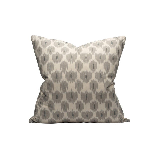 Scalamandre Amara Ikat Pillow Stone Chairish