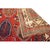 1900s Red Vibrant Field Antique Caucasian Tribal Geometric Akstafa Kazak Rug For Sale - Image 9 of 9