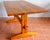 Gold Mid-Century Modern Refectory Pine Dining Table in Blonde by Trestle R. Nance, 1960s For Sale - Image 8 of 18