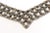 Silver Chanel Rock Stud Silver 3 Row Metal Link v Necklace Signed 1990's For Sale - Image 8 of 12
