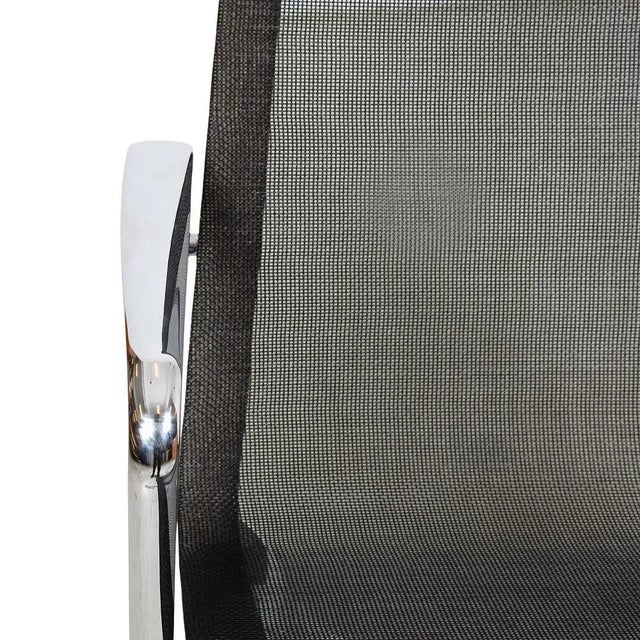 Vitra EA-116 Lounge Chair in Black Net by Charles Eames for Vitra, 2000s For Sale - Image 4 of 7