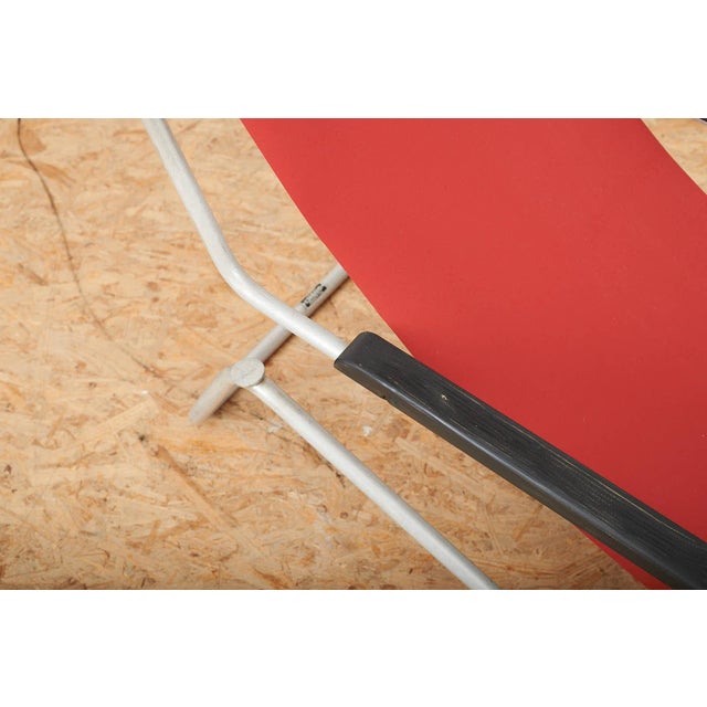 Metal Set of Lido–Liege Chair and Ottoman from Battista and Gino Giudici, 1935 For Sale - Image 7 of 15