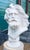 Sculpture Materials Vintage Painted Terra Cotta Bust of Bearded Man For Sale - Image 7 of 12
