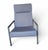 Light Grey High Back Armchair by Gijs van der Sluis For Sale - Image 4 of 8
