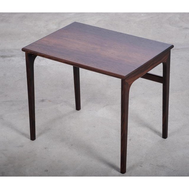 Mid-Century Danish Rosewood Nesting Tables from Brdr. Furbo, 1960s For Sale - Image 9 of 12