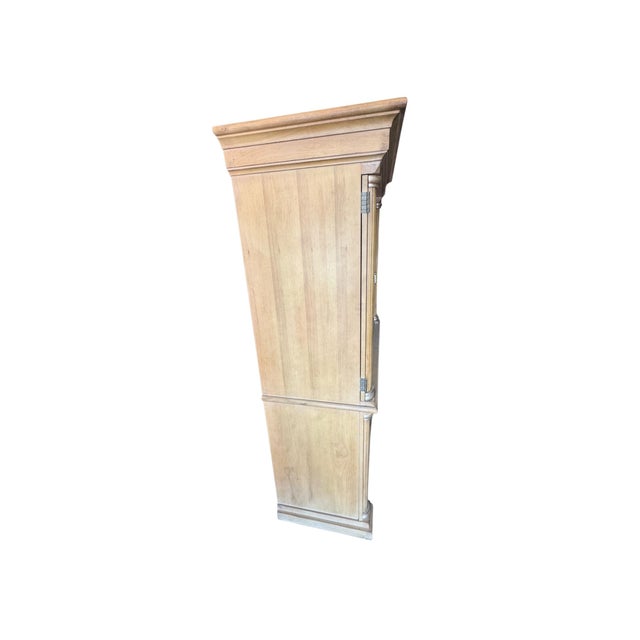 1990s 1990s Drexel Heritage Corbel Collection Carved Wood Entertainment Armoire For Sale - Image 5 of 12