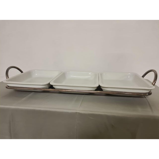 Vintage Pragma Series Appetizer Tray by Lino Sabattini, 1970s For Sale - Image 9 of 9