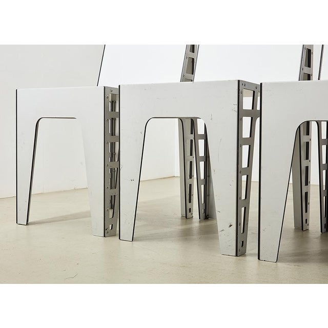 Vintage Alu Chairs by Richard Hutten for Hidden Netherlands, 2000, Set of 4 For Sale - Image 12 of 16