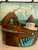 Vintage Hand-Painted Brass or Metal Cowbell Souvenir For Sale - Image 9 of 10