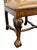 Brown Late 20th Century Dutch Chippendale Style Carved Fruitwood & Leather Dining Chairs — Set of 4 For Sale - Image 8 of 10