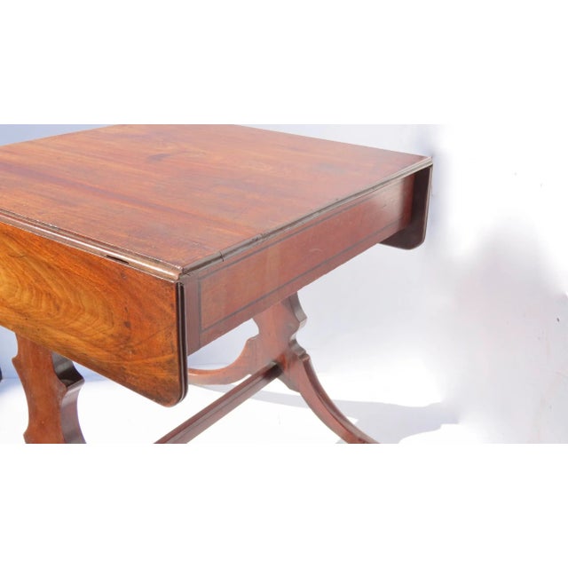 English Mahogany Sofa Table c 1860 For Sale In Denver - Image 6 of 12
