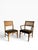 Mid-Century Modern Mid Century Lane Dining Chairs • Walnut + Cane Back • Set of Four For Sale - Image 3 of 7