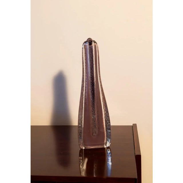 Vintage Czech Soliflore Glass Vase, Jizerske for Sklo Union For Sale - Image 6 of 10