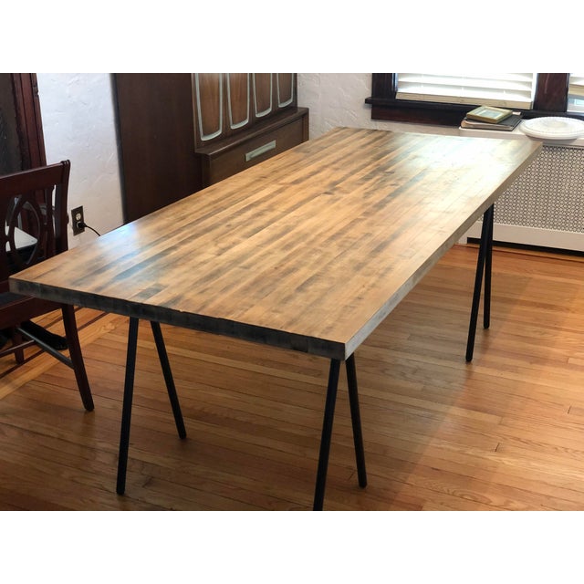 Butcher Block Dining Table Chairish