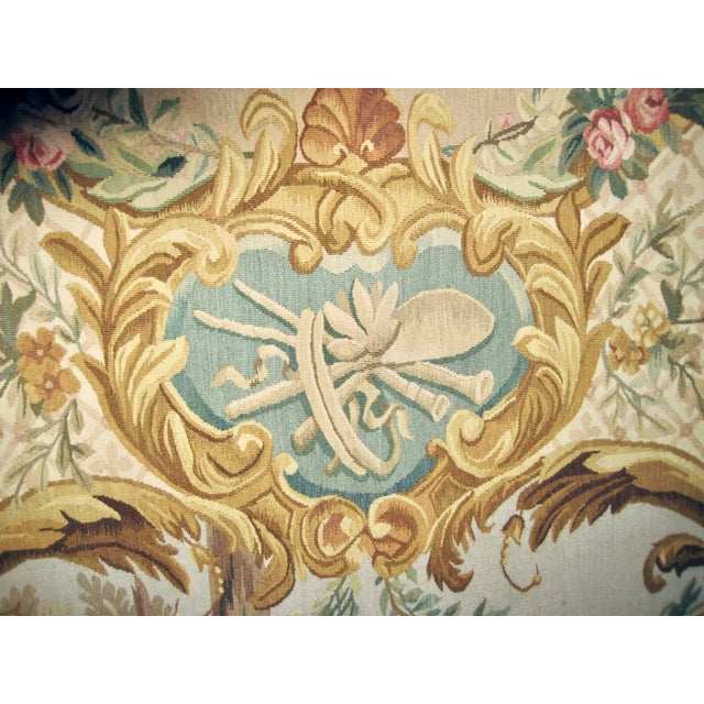 Mid 19th Century Mid 19th Century French Aubusson Pastoral Scene Tapestry For Sale - Image 5 of 12