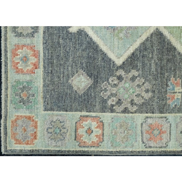 Turkish Oushak Runner Rug 3' x 16'5" #17241 For Sale - Image 4 of 8
