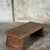 Small Low Bench in Antique Indonesian Teak, 1980s For Sale - Image 12 of 18