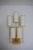 Cream Wall Sconce Tiges5 in Patinated Gold Metal and Fabric by Aymeric Lefort For Sale - Image 8 of 14