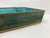 Ceramic Japanese Mid 20th Century Glazed Ceramic Ikebana Tray With Interlocking Squares Form For Sale - Image 7 of 11
