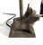 Vintage Iron Scotty Dog Lamp + Shade Electric Table Lamp For Sale In New Orleans - Image 6 of 14