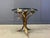 Vintage Gilt Metal Flower Side Table, 1960s For Sale - Image 9 of 11