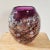 Postmodern Vibrant Mouth Blown Art Glass Vase in Purple Signed by Artist John Gerletti For Sale - Image 3 of 9