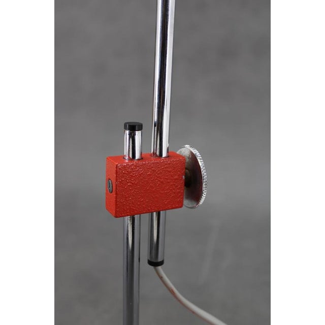 Red Desk Lamp attributed to Josef Hurka for Napako, Czechoslovakia, 1960s For Sale - Image 10 of 18