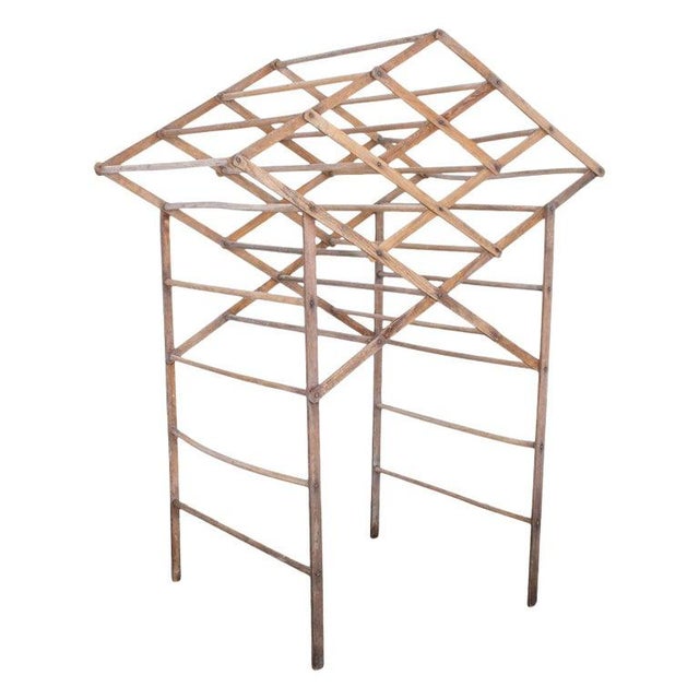 1920s Wooden Clothes Drying Rack Chairish