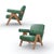 Capitol Complex Armchairs by Pierre Jeanneret for Cassina, Set of 2 For Sale - Image 3 of 15