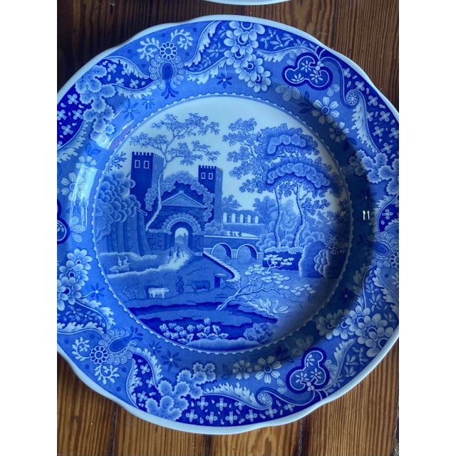 Set of 11 Room Collection Spode Blue Room Dinner Plates For Sale - Image 13 of 13