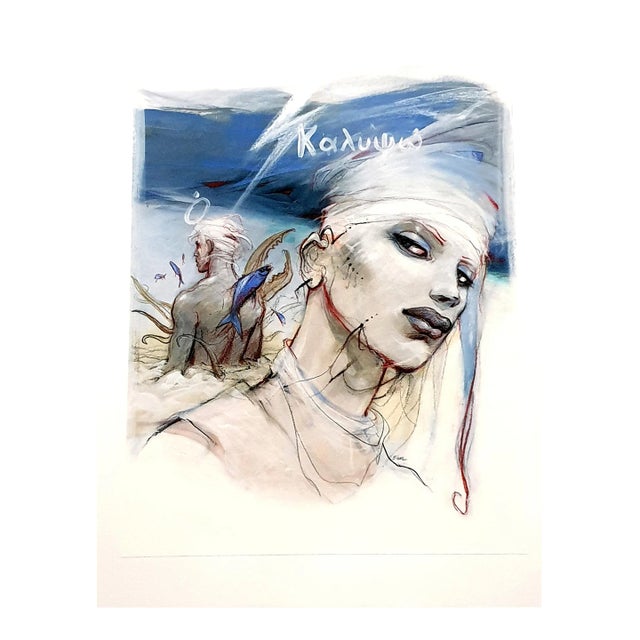 Enki Bilal - Calypso - Original Lithograph 2012 For Sale