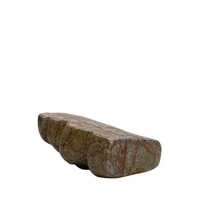 1970s Vintage Hand-Carved Soapstone Owl Sculpture, 1970s For Sale - Image 5 of 5