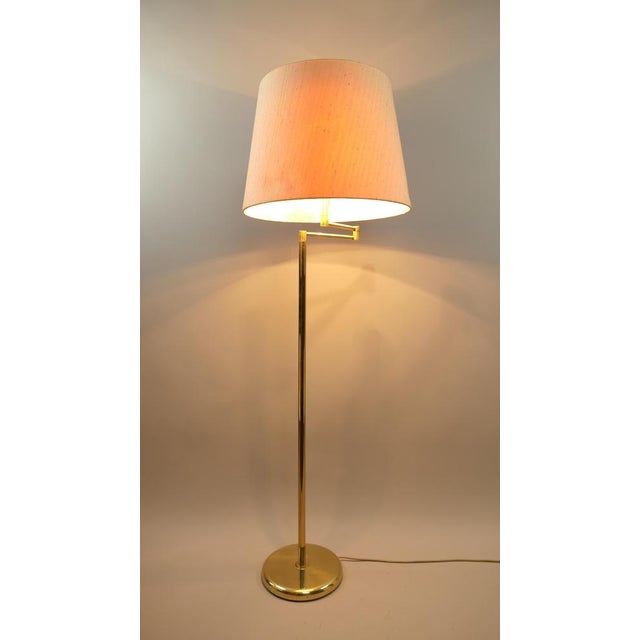 Beautiful minimalist german design. Both axles are rotatable. lampshade dimensions height 39 upper diameter 39 cm lower...