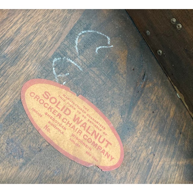 Vintage Walnut Cloverleaf Side Table For Sale - Image 12 of 12