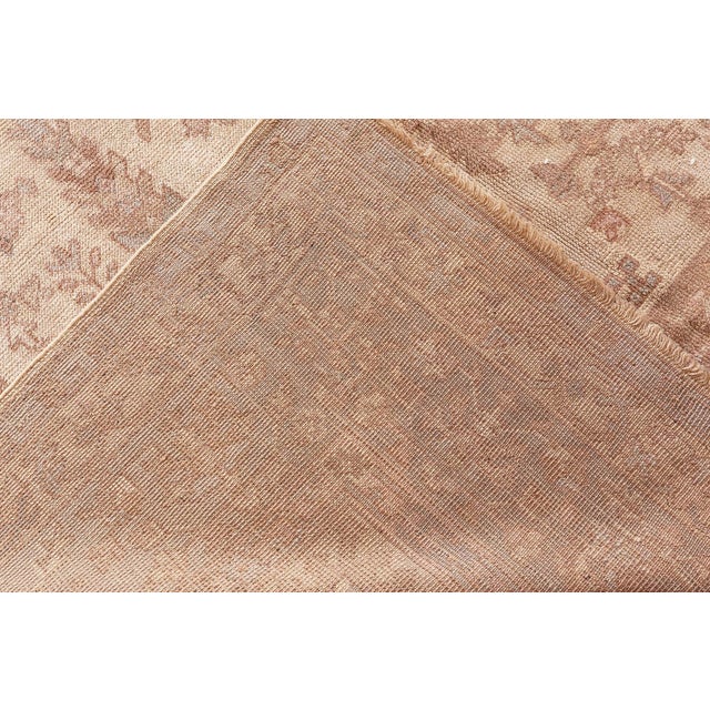 Antique Turkish Oushak Rug For Sale - Image 10 of 10