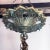 1920s 1920s Art Deco Verdigris + Gold Finish 12 Light Chandelier For Sale - Image 5 of 12