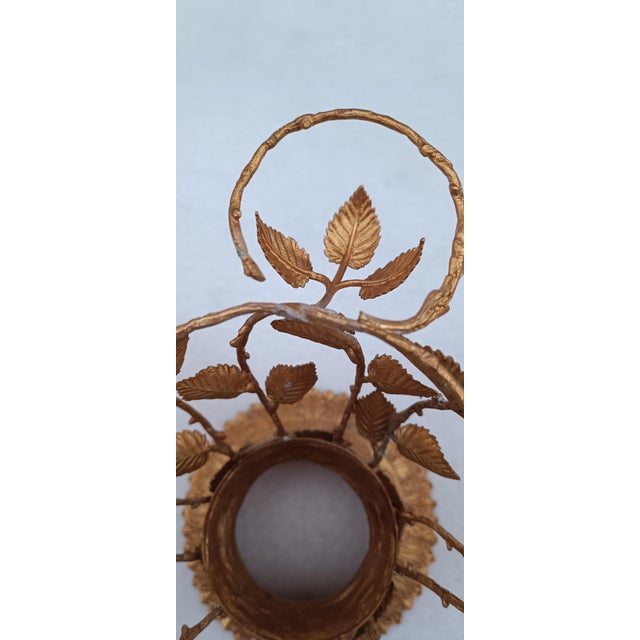 Gold Vintage Gilded Bronze Egg Cup, 1960s For Sale - Image 8 of 12