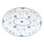 1950s Blue Fluted Half Lace Oval Dish in Porcelain from Royal Copenhagen, 1950 For Sale - Image 5 of 5