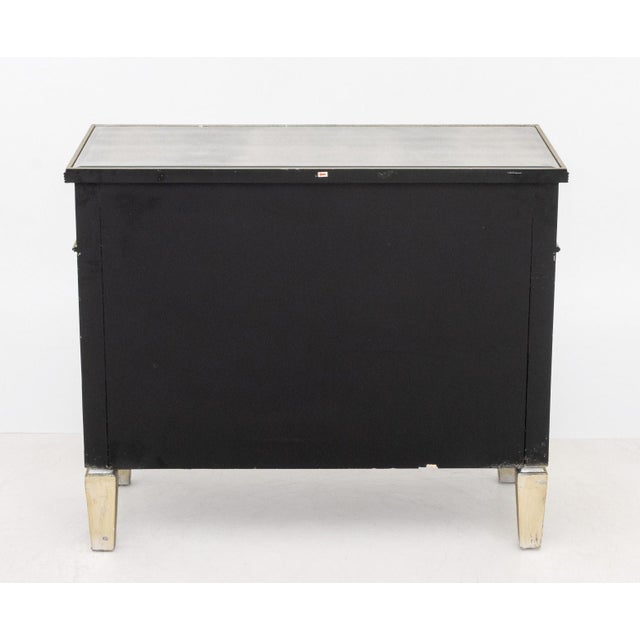 Wood Art Deco Style Mirrored Chest of Drawers For Sale - Image 7 of 7