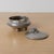 Metal 1930s French Pewter Floral Vide Poche With Lid For Sale - Image 7 of 11