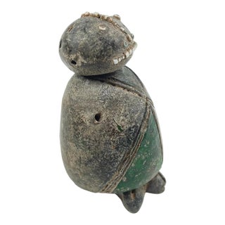 Early 20th Century Tikar Clay House God 4inch Cameroon For Sale