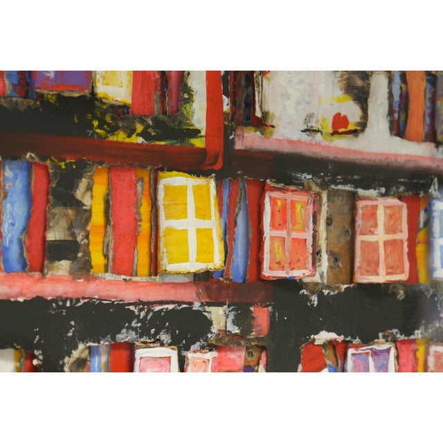Guido Coletti, Facades, 1975, Mixed Media For Sale - Image 6 of 7