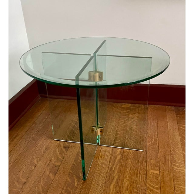 Metal 1970s Leon Rosen for Pace Side Table For Sale - Image 7 of 12