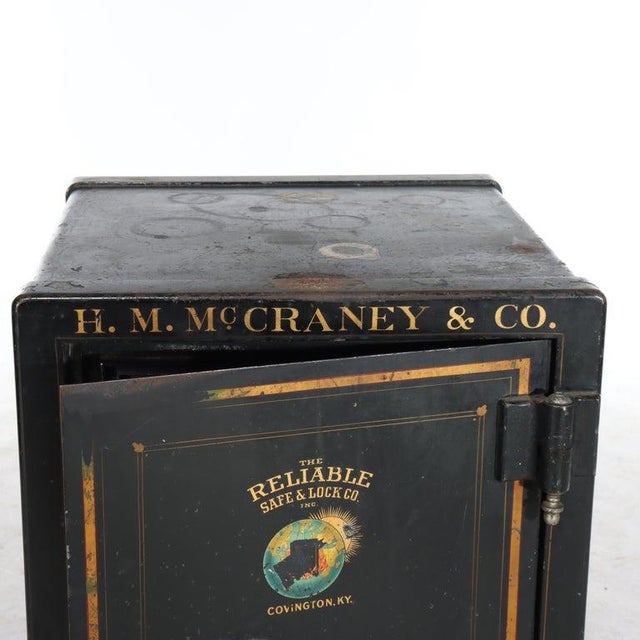 Victorian Antique Reliable Safe & Lock Co. Floor Safe, Covington, Ky C1890 For Sale - Image 3 of 11