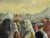 Russian Oil on Canvas Market Scene, Circa 1950's For Sale In San Francisco - Image 6 of 12