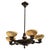 Decorative Pendant Light in Bronze and Alabaster, 1950s For Sale - Image 10 of 10